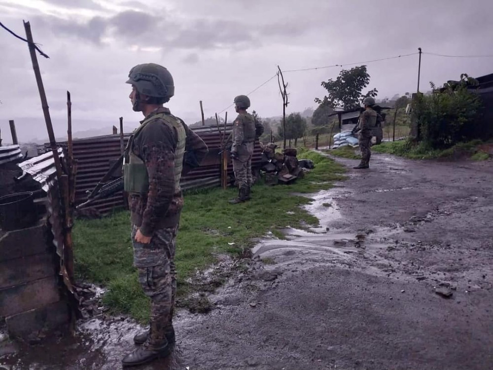 Mantienen seguridad en zona de conflicto en San Marcos  