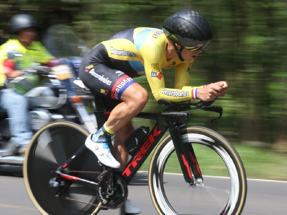 Manuel Rodas, el amo de la velocidad del ciclismo nacional gana su título 14 en CRI