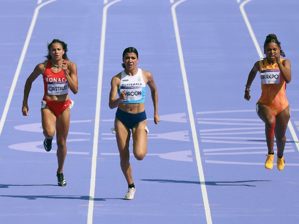 Mariandrée Chacón, la corredora guatemalteca que brilló en París 2024