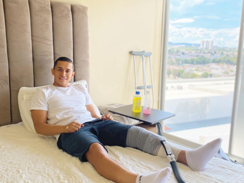 Marvin Ceballos recibe el alta médica