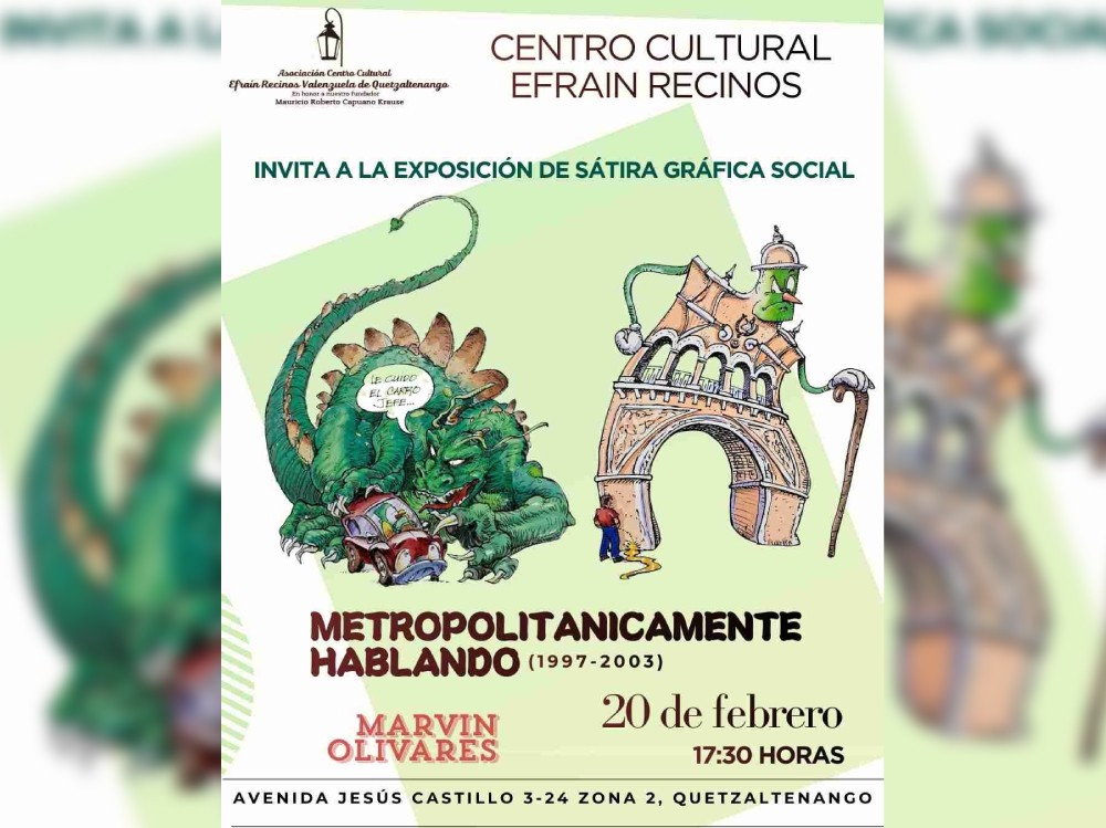 Marvin Olivares presenta “Metropolitanicamente Hablando” en Quetzaltenango