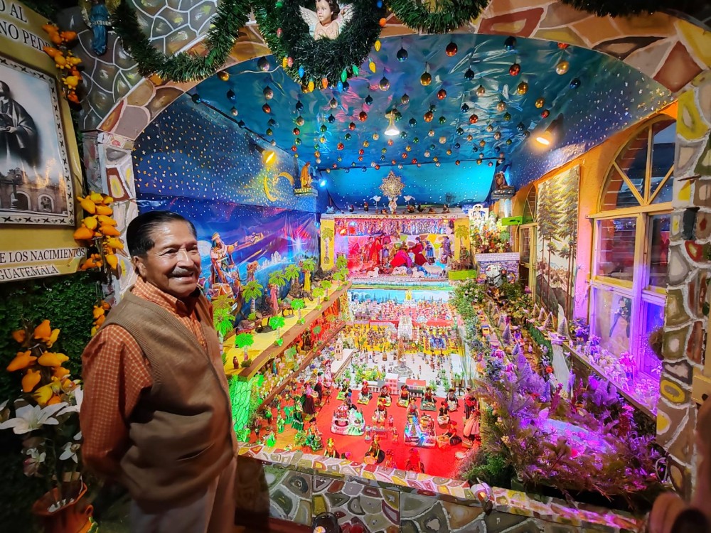 Más de seis décadas de tradición elaborando nacimiento gigante 