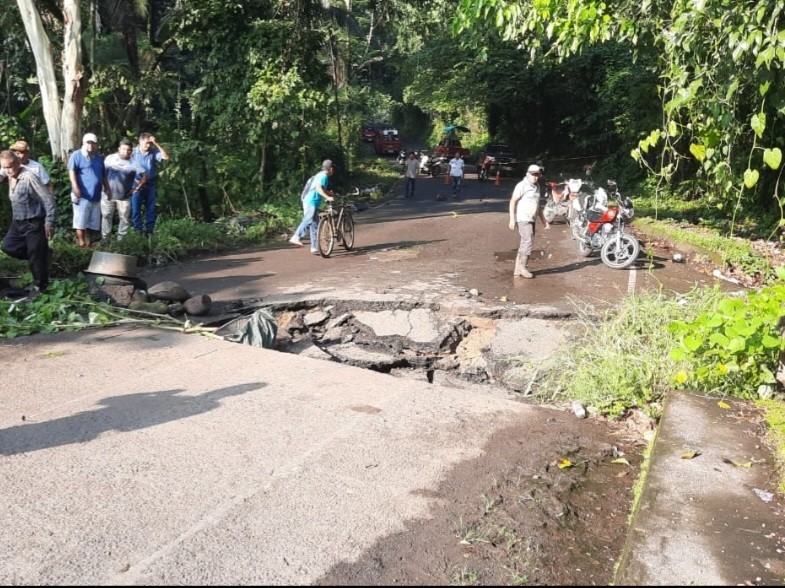 Mazatenango: colapsa puente Chitá 