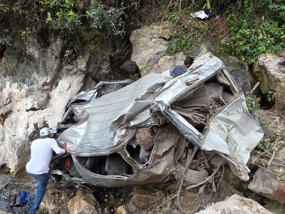 Microbús que se accidentó en Chiantla carecía de seguro