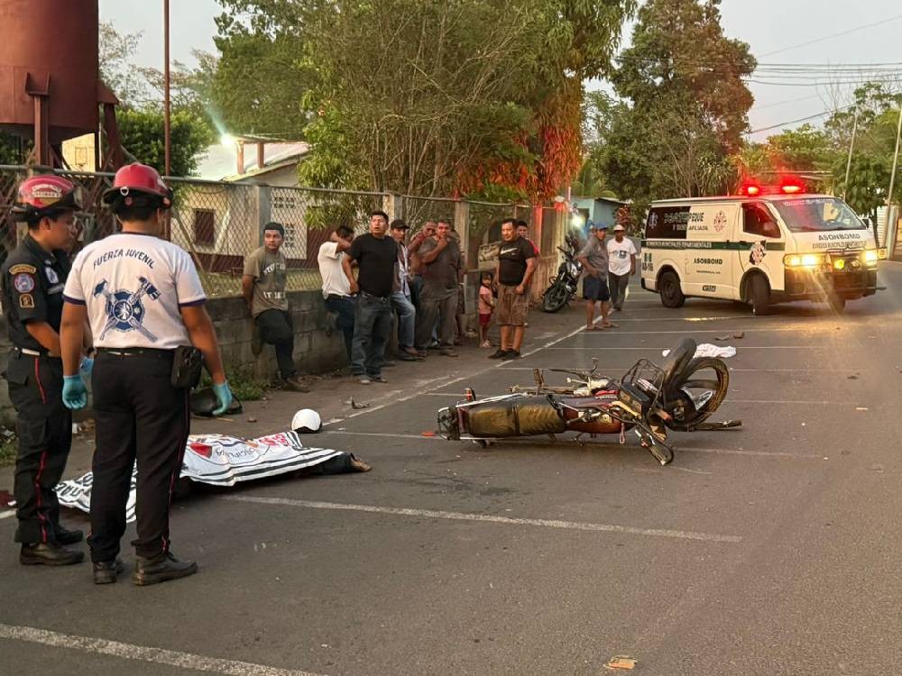 Motociclista fallece en trágico accidente en el área rural de Coatepeque
