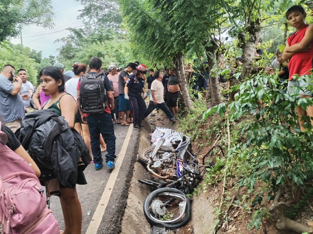 Motociclista fallece tras accidente de tránsito en Coatepeque