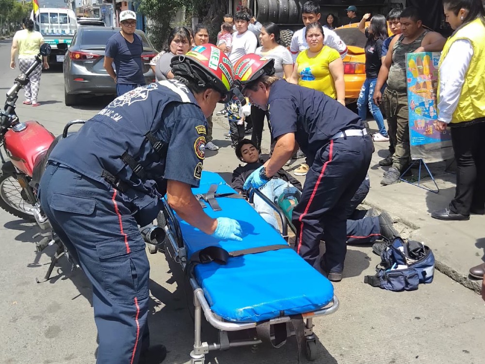 Motociclistas siguen protagonizando hechos de tránsito a diario en San Marcos