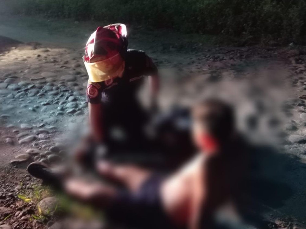 Motorista herido en accidente de tránsito en horas de la madrugada