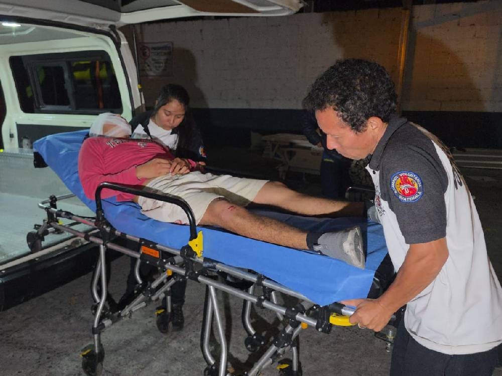 Motorista herido tras colisión con mototaxi en San Bernardino; responsable se dio a la fuga