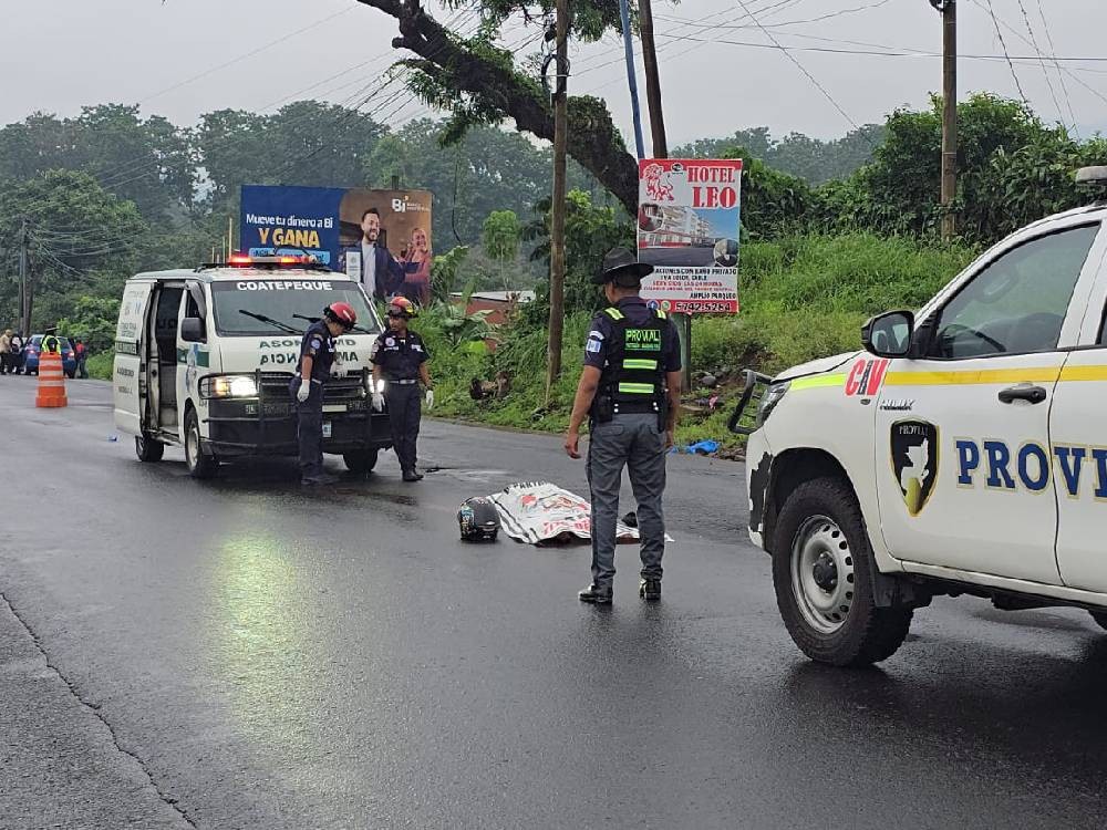 Mujer fallece en un accidente de tránsito en la ruta al Pacífico