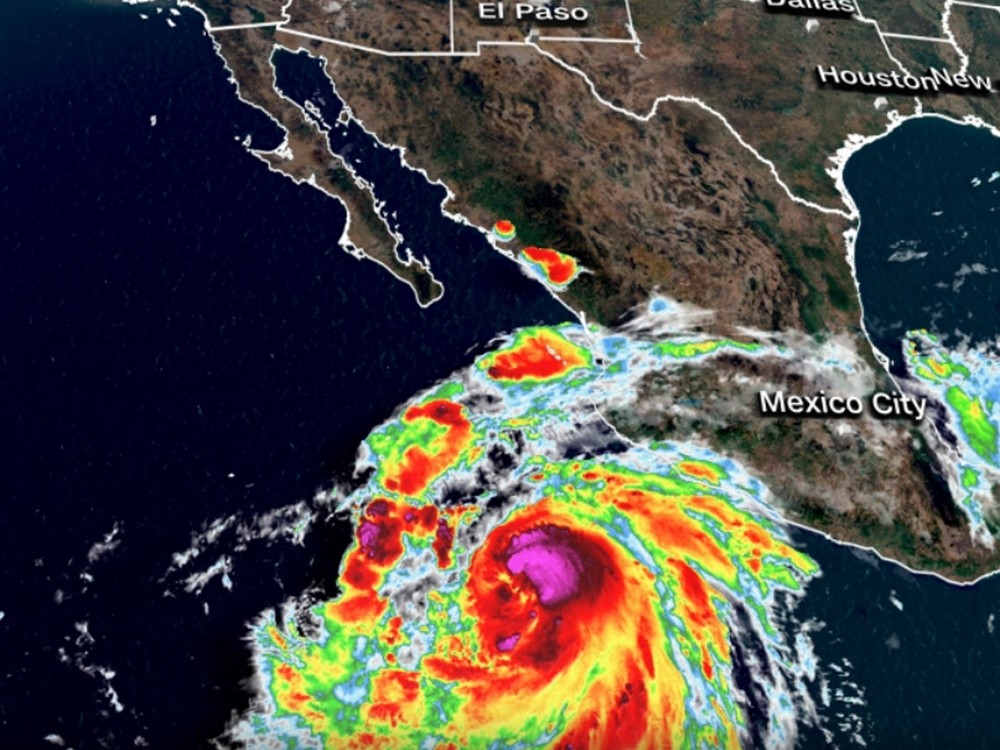 México despliega casi 19 mil elementos de las Fuerzas Armadas ante el huracán Hilary