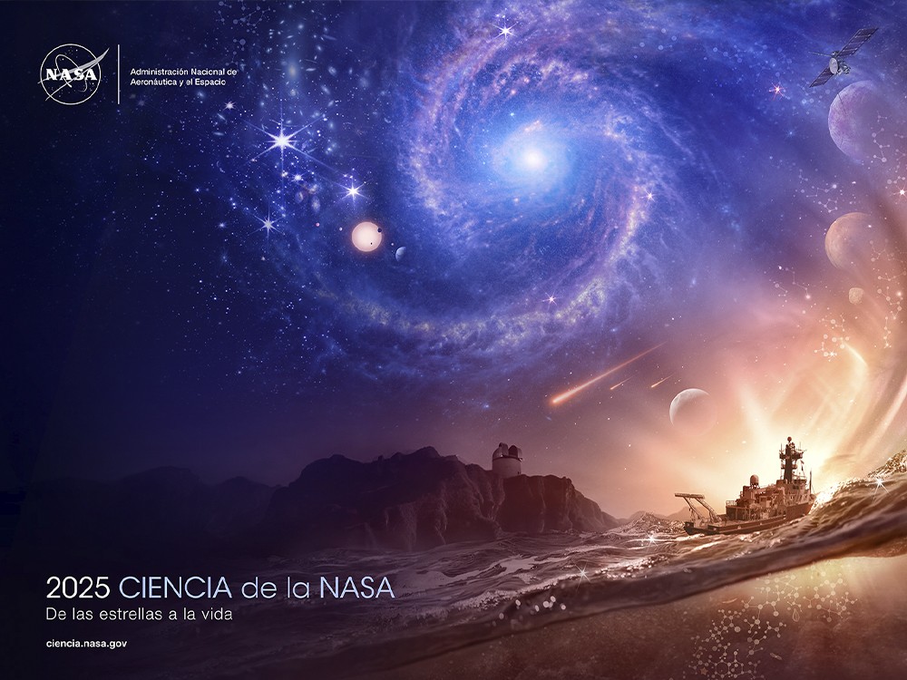NASA presenta calendario de ciencia 2025
