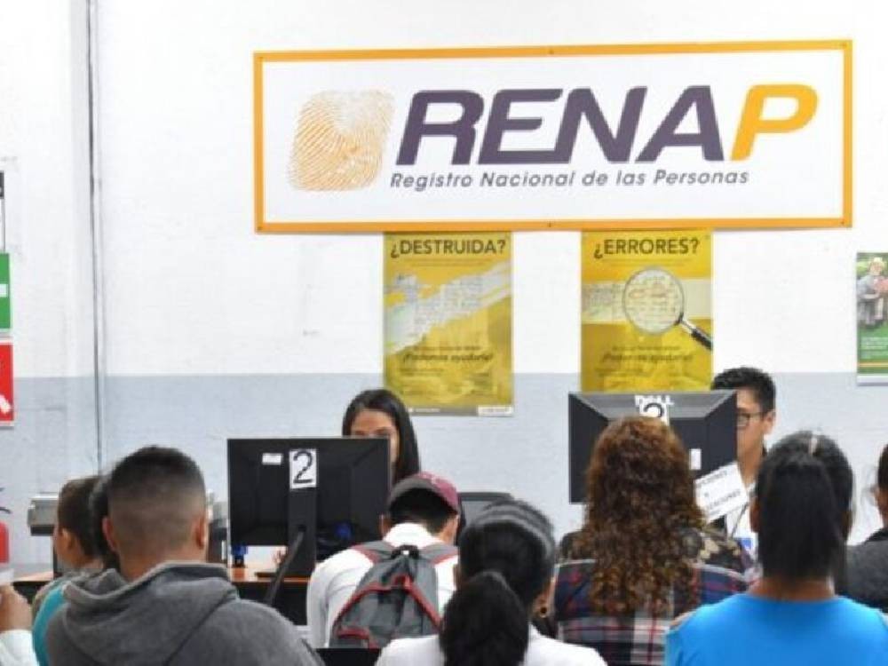 Oficinas del Renap estarán cerradas el 15 y 16 de agosto