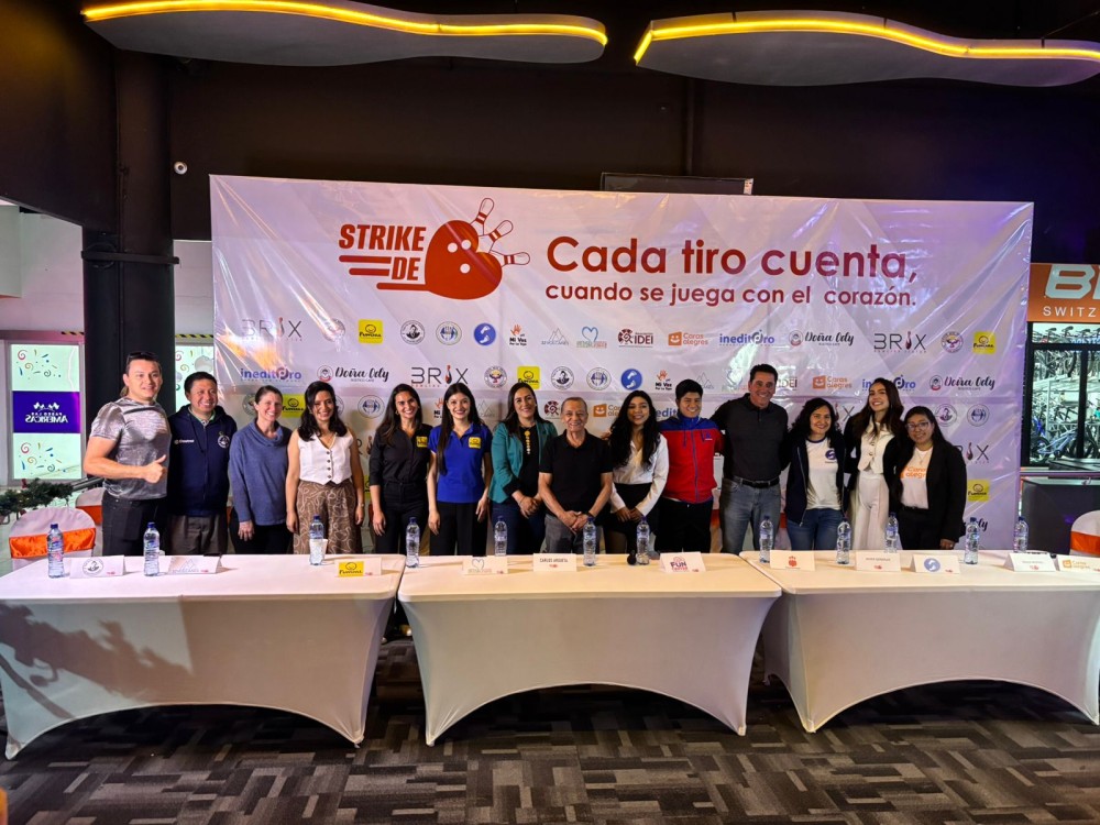 Organizan torneo de boliche para apoyar a instituciones que apoyan labores sociales 