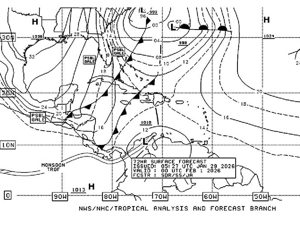 Otro frente frío ingresará al país este fin de semana