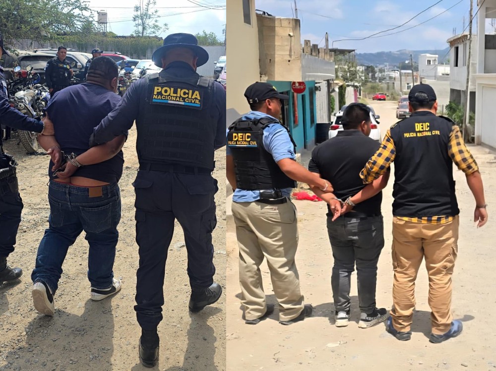 Padre e hijo capturados en Huehuetenango