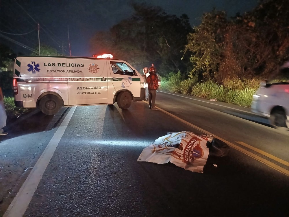 Peatón muere atropellado en el kilómetro 218 de la ruta al Pacífico