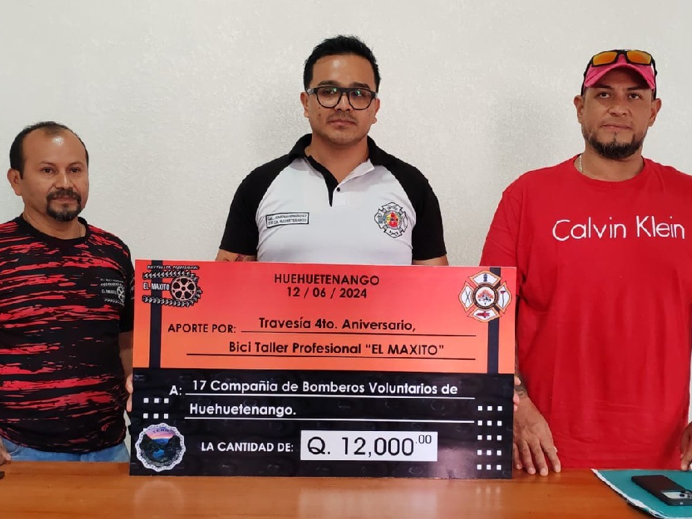 Pedalearon a favor de los Bomberos Voluntarios