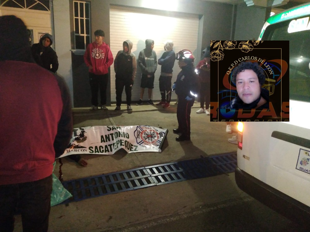 Persona fallece atropellada en San Antonio Sacatepéquez