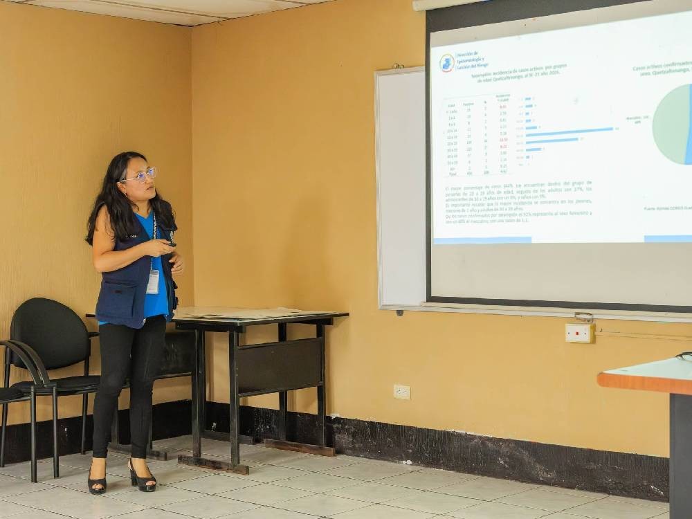 Personal de salud de Quetzaltenango, actualiza protocolos para la detección y notificación oportuna del sarampión
