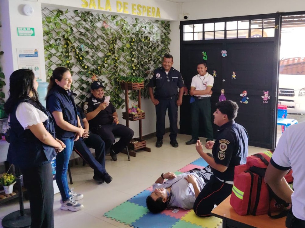 Personal del Ministerio Público en La Blanca, San Marcos, se prepara para actuar ante emergencias