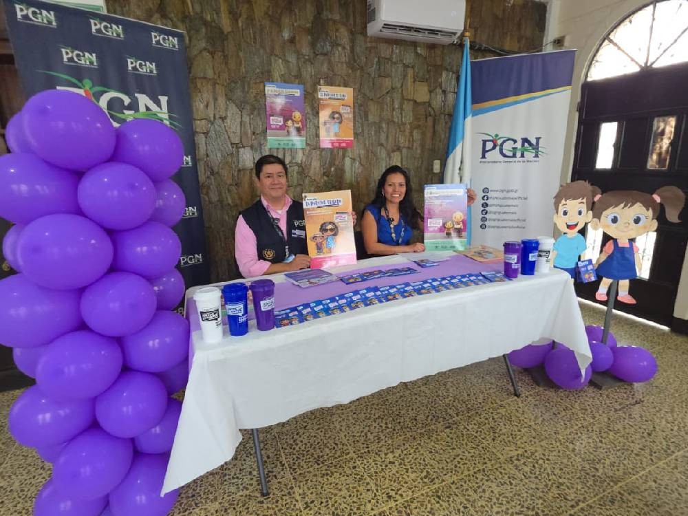 PGN lanza en Suchitepéquez la campaña "Juntos Salimos, Juntos Volvemos" para prevenir extravío de menores en Semana Santa