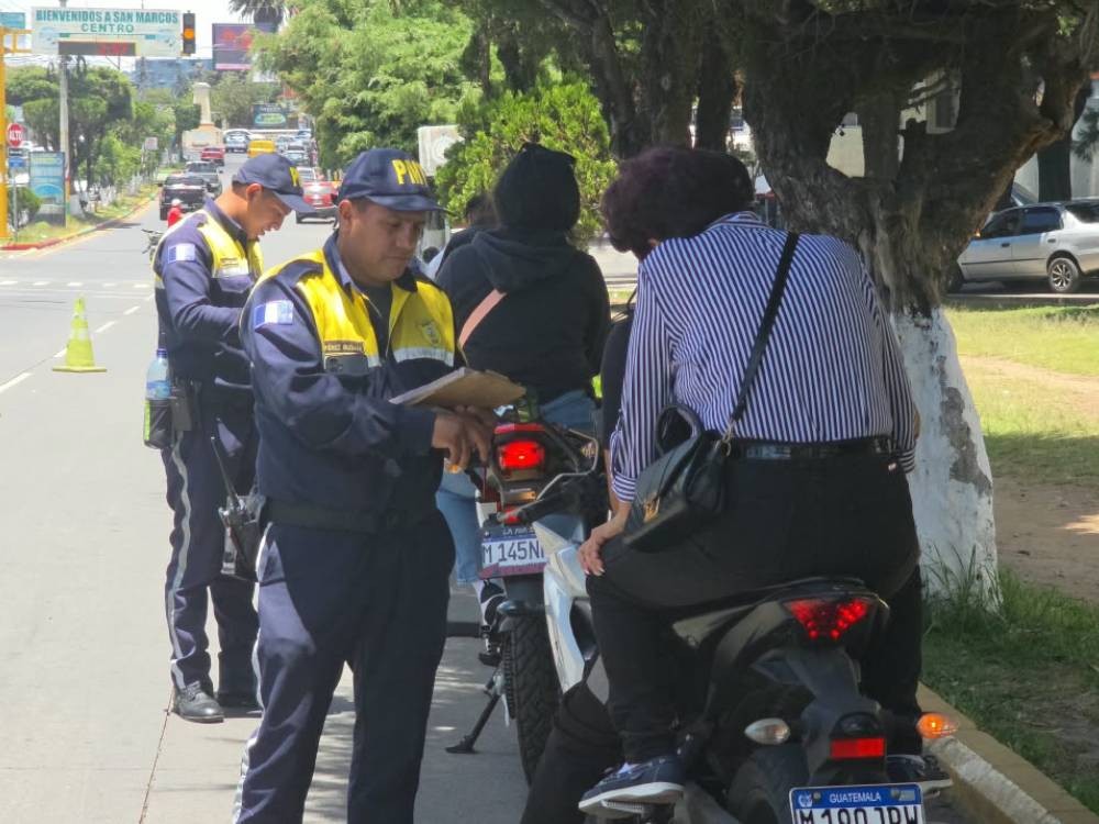 PMT de San Marcos intensifica controles a motociclistas y sanciona a quienes incumplen la normativa