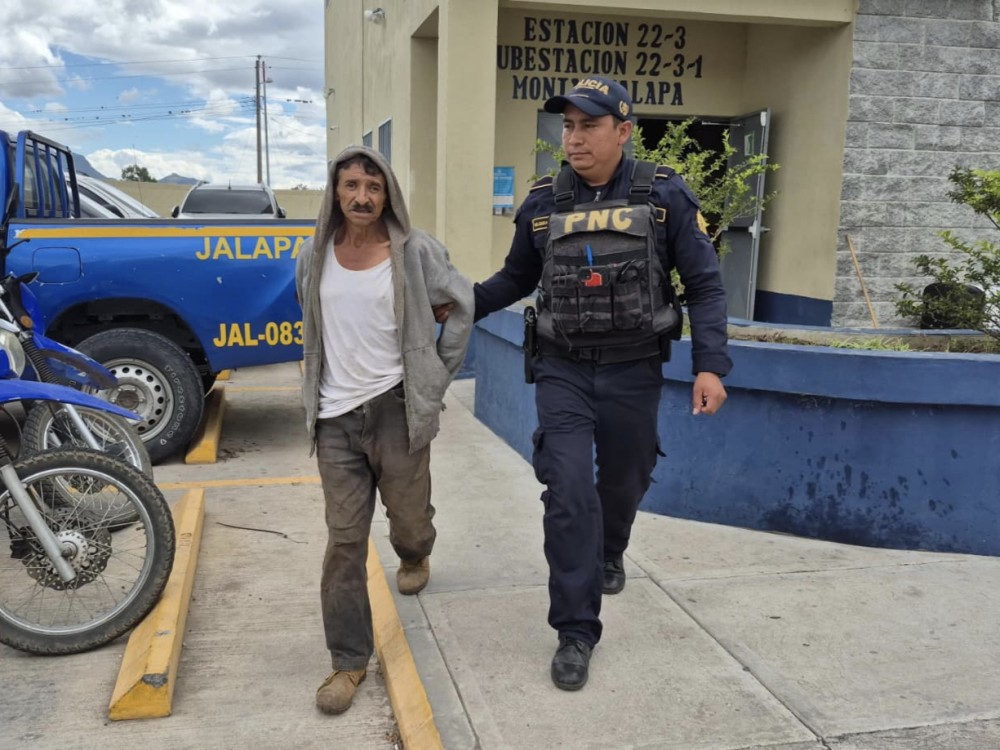 PNC captura a agresor armado tras ataque a vecino en Jalapa