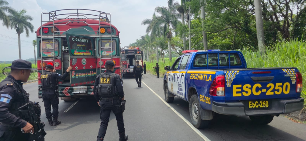 PNC intensifica operativos contra carreras clandestinas y de seguridad en distintos puntos del país