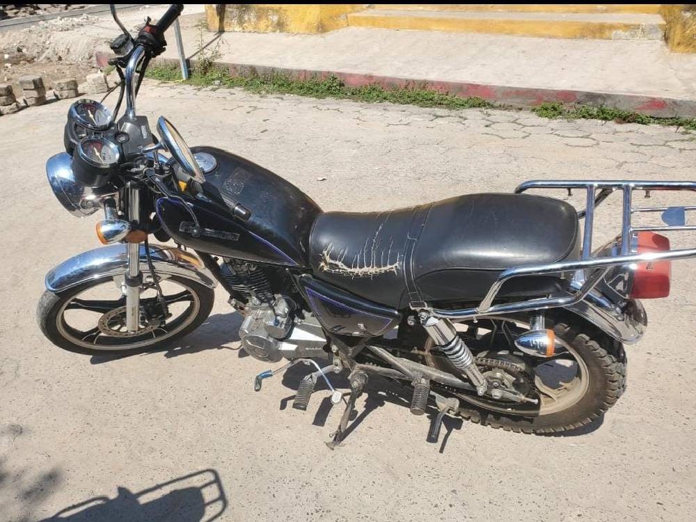 PNC recupera motocicleta que había sido hurtada un día antes