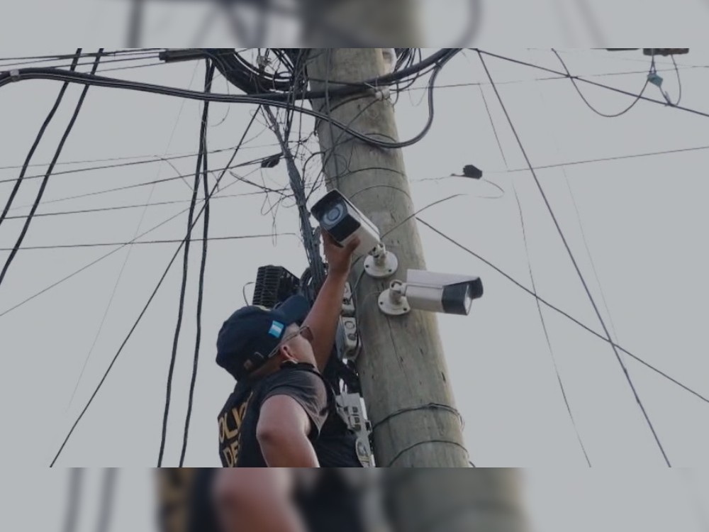 PNC retira 25 cámaras utilizadas para vigilancia ilegal en Villa Hermosa