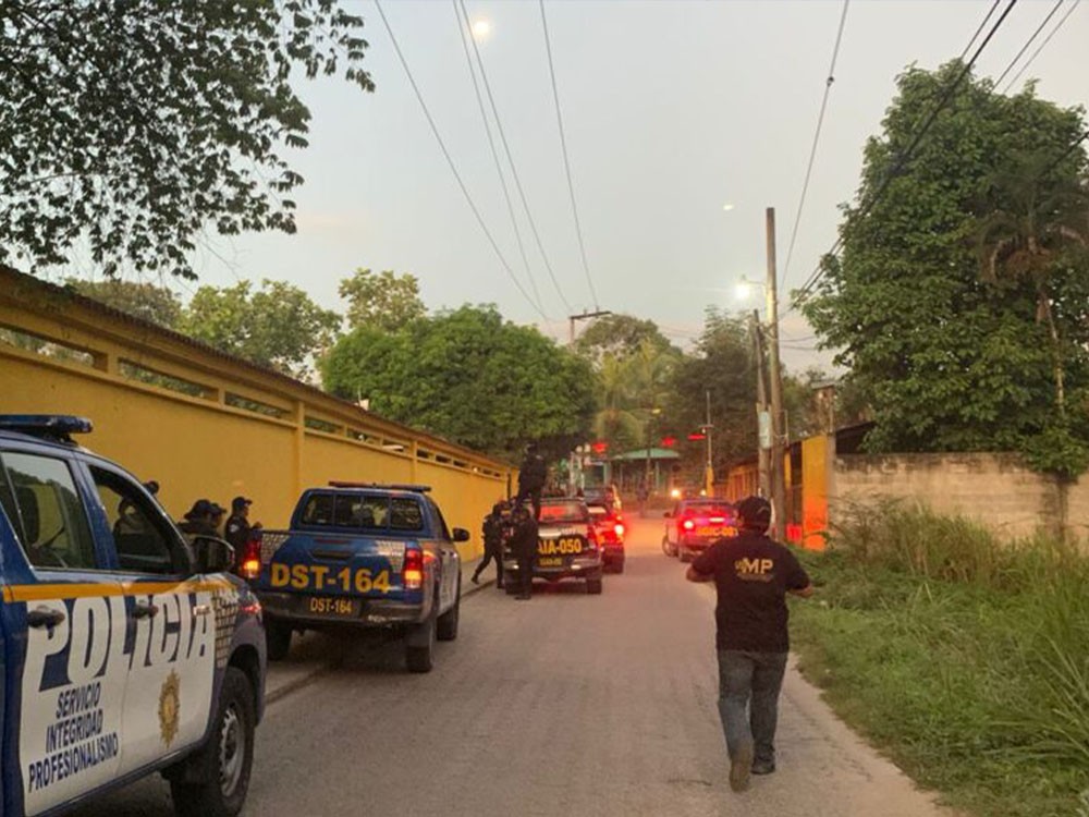 PNC y MP llevan a cabo allanamientos en diversos puntos del país