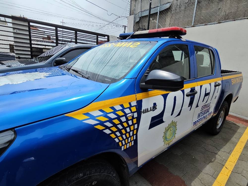 Policía Nacional Civil presenta datos en San Marcos