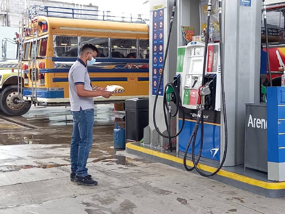 Precios de la gasolina se elevan en Huehuetenango