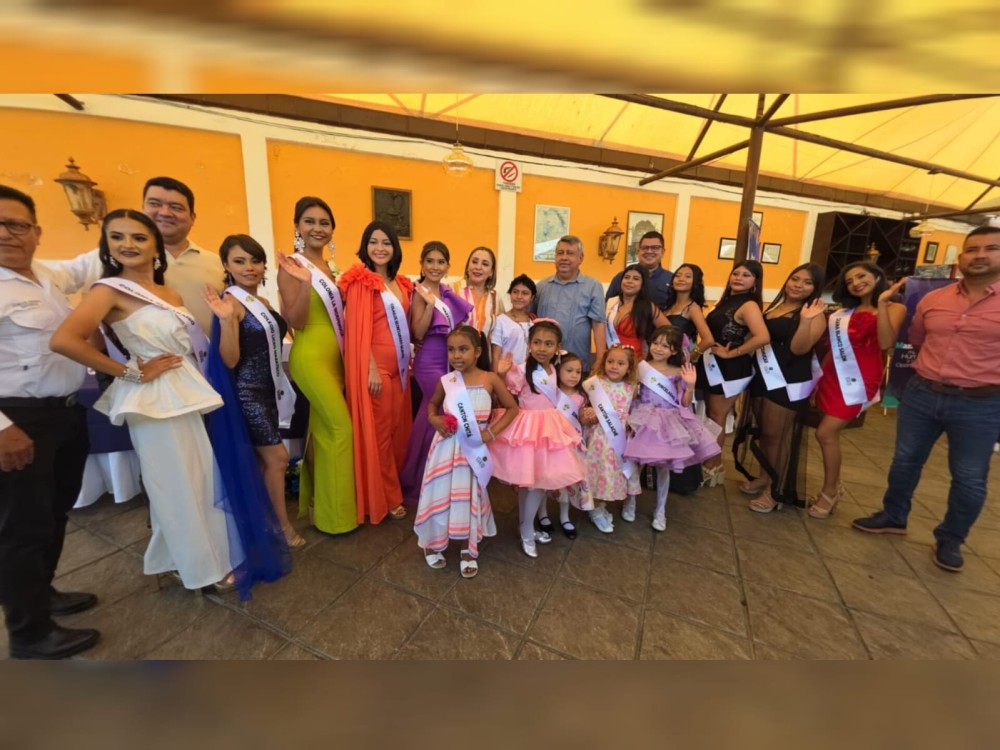 Presentan a candidatas para los reinados de la Feria de Mazatenango en honor a San Bartolomé