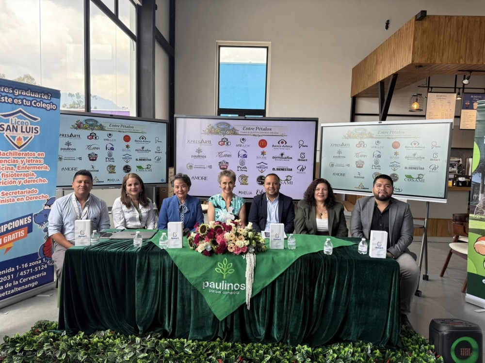 Presentan festival “Entre Pétalos”, una nueva propuesta cultural en Quetzaltenango