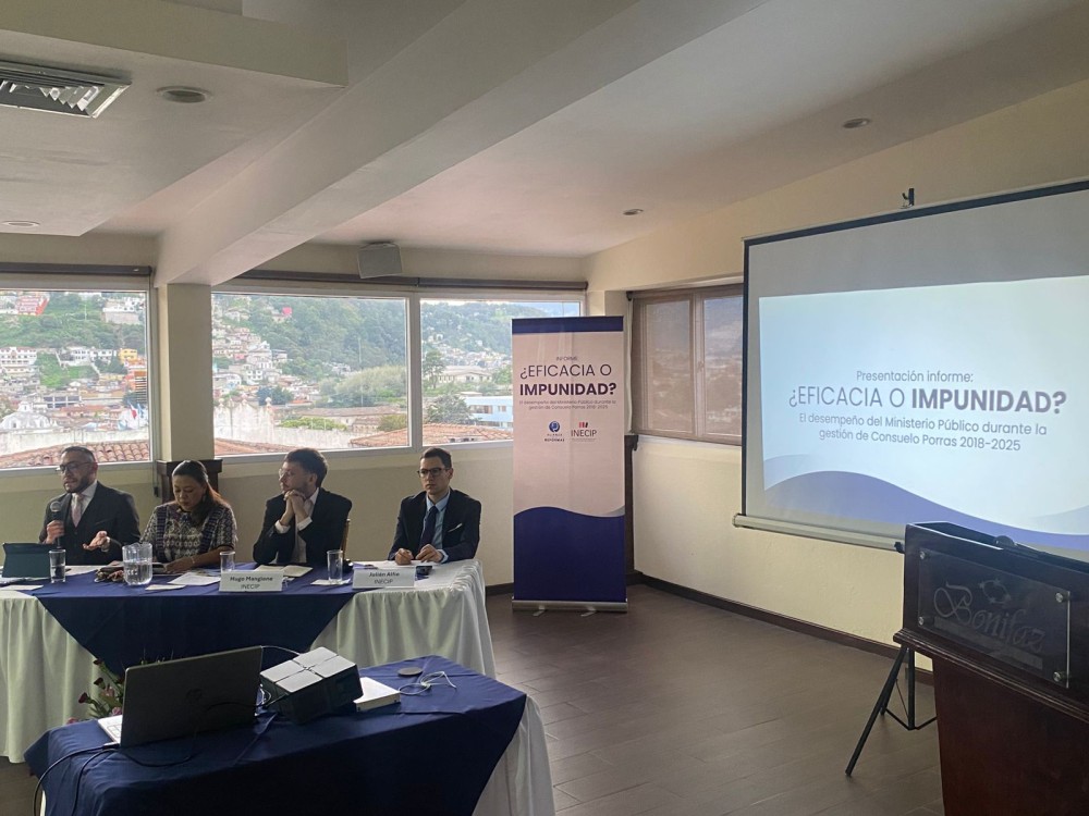 Presentan informe que cuestiona desempeño del Ministerio Público en Guatemala