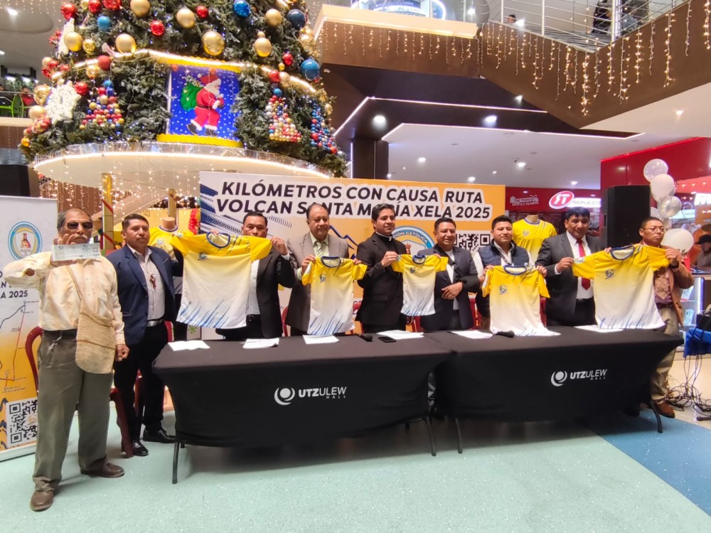 Presentan la Gran Carrera 10K “Kilómetros con Causa – Ruta Volcán Santa María Xela 2025”