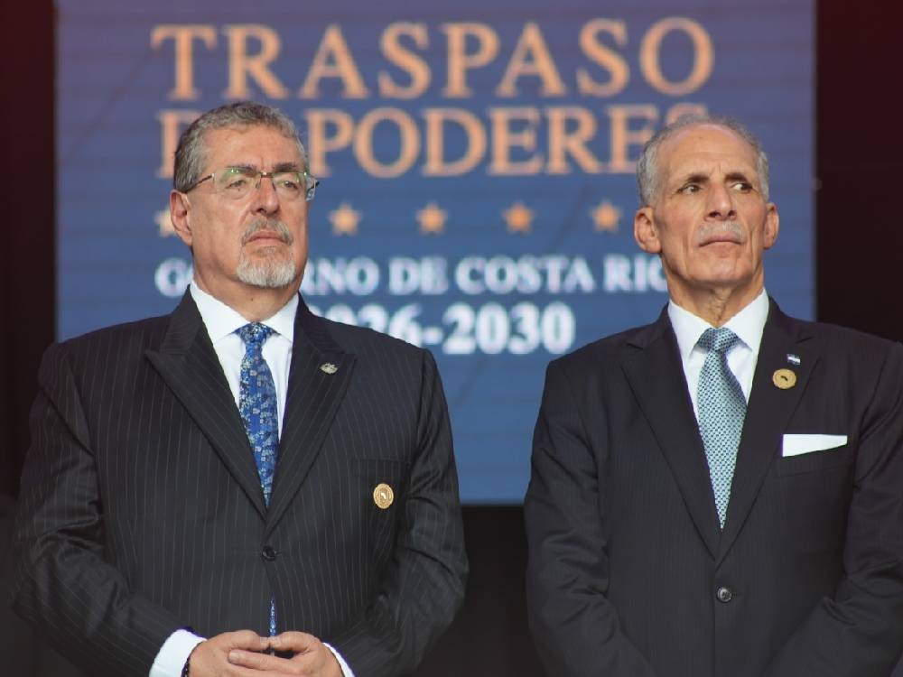 Presidente Bernardo Arévalo participó en la toma de posesión de Laura Fernández como mandataria de Costa Rica