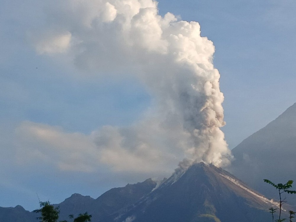 Probabilidad de caída de ceniza por actividad de volcán Santiaguito 