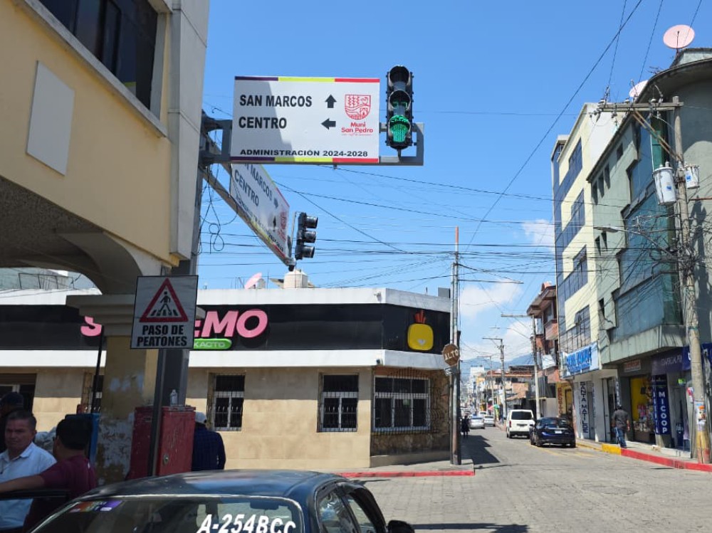 Proyecto de modernización de semáforos entra en su fase final en San Pedro Sacatepéquez
