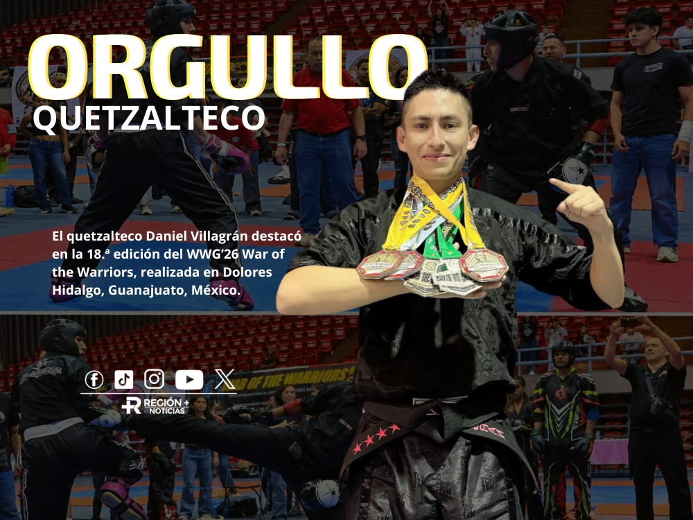 Quetzalteco conquista cinco medallas en campeonato internacional de artes marciales en México 