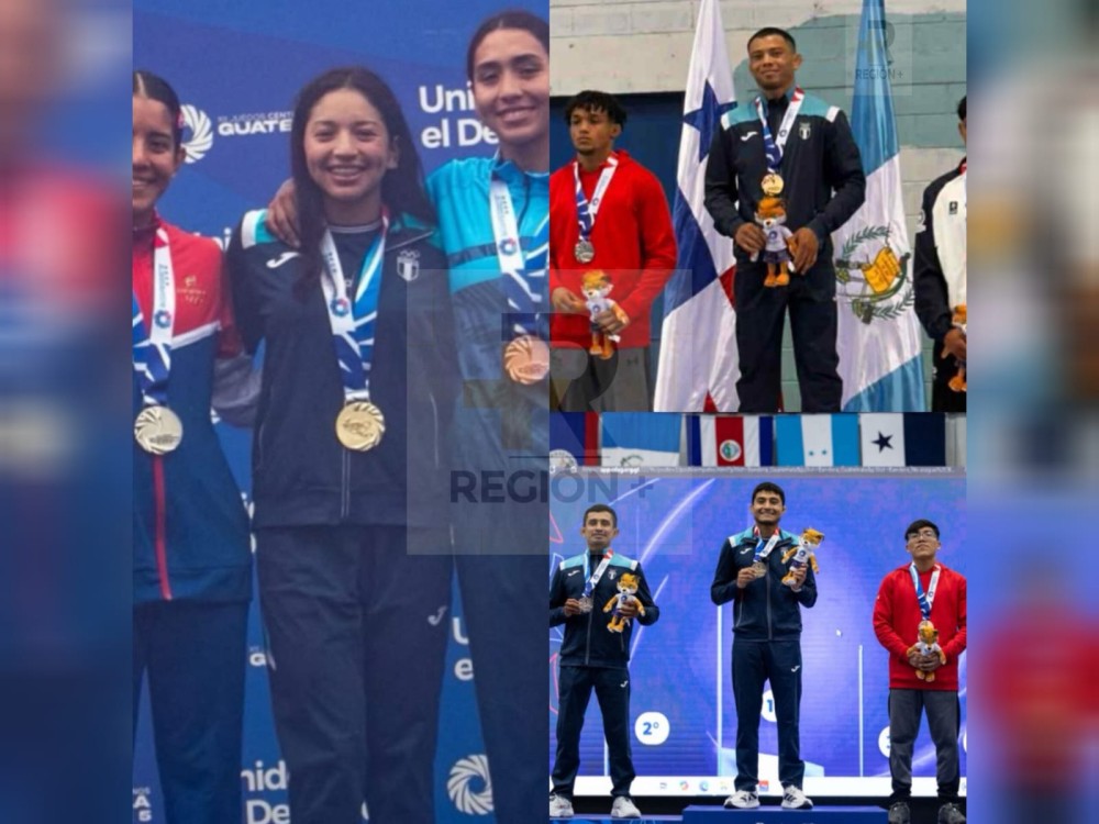 Quetzaltecos siguen aportando medallas de oro para Guatemala en los Juegos Centroamericanos