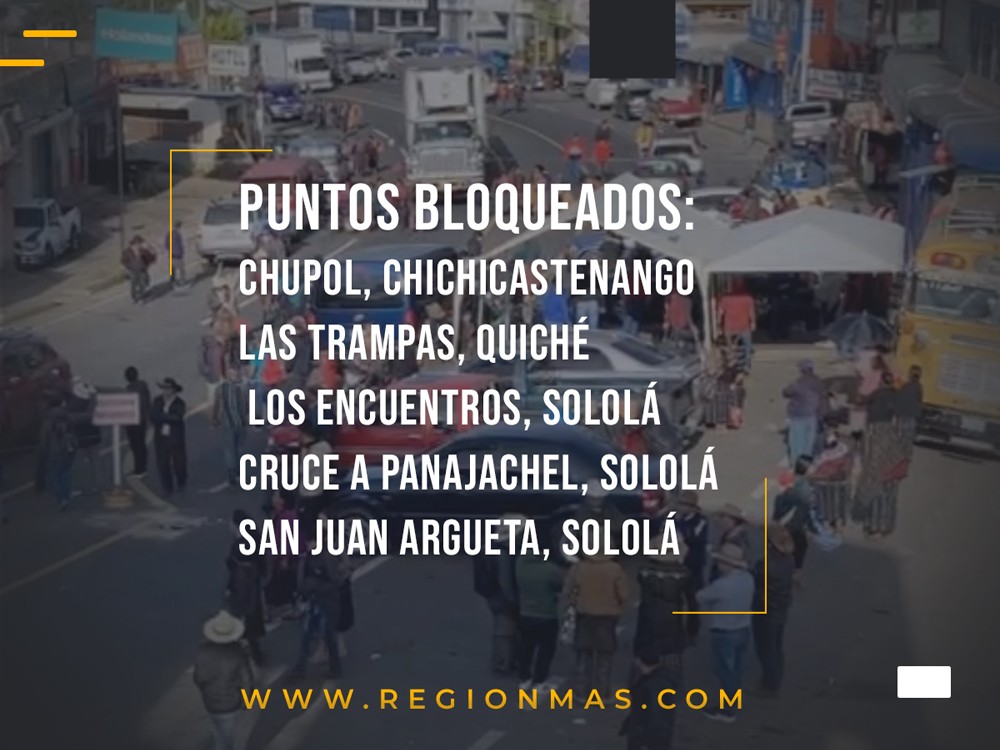 Reactivan bloqueos en ruta interamericana 