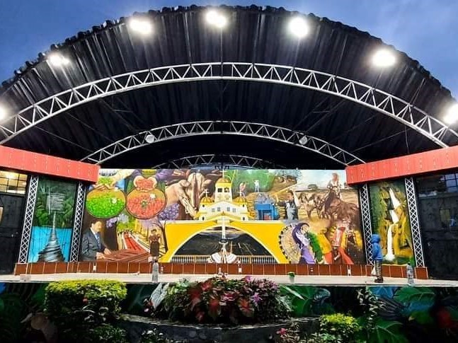 Realizan Mural en el parque de Barillas para recuperar el espacio público