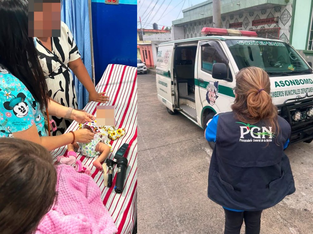 Recién nacida queda bajo medidas de protección tras ser entregada por una comadrona en Quetzaltenango