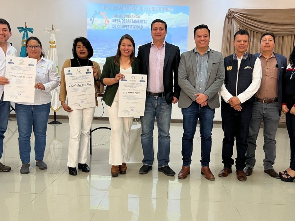 Reconocen trabajo de emprendedores en Huehuetenango