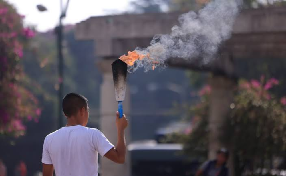 Recorrido de antorchas y fuego patrio 