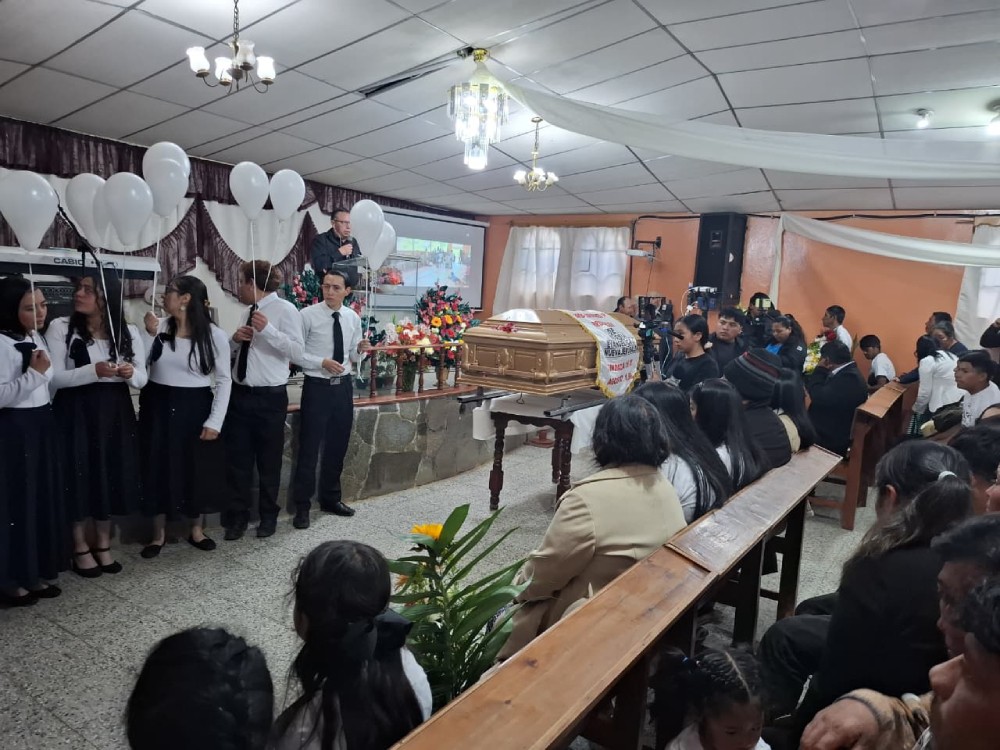 Rinden homenaje póstumo a Bernan López Gramajo, una de las víctimas del camionetazo del pasado viernes en Totonicapán