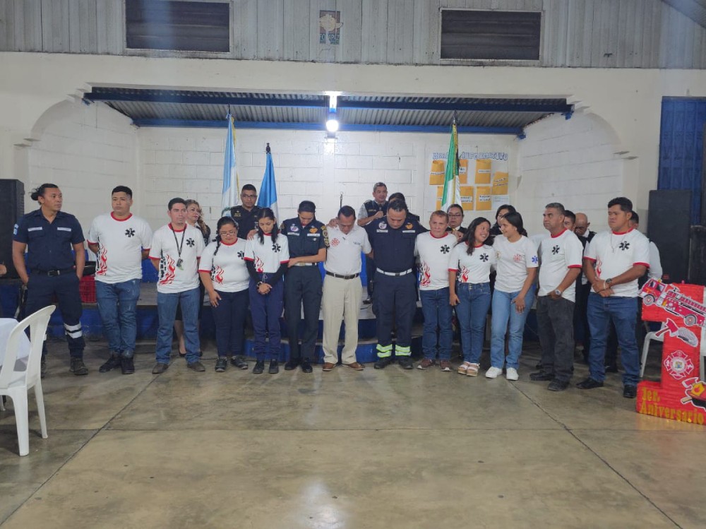 San Francisco Zapotitlán celebra con el primer aniversario de sus Bomberos Municipales